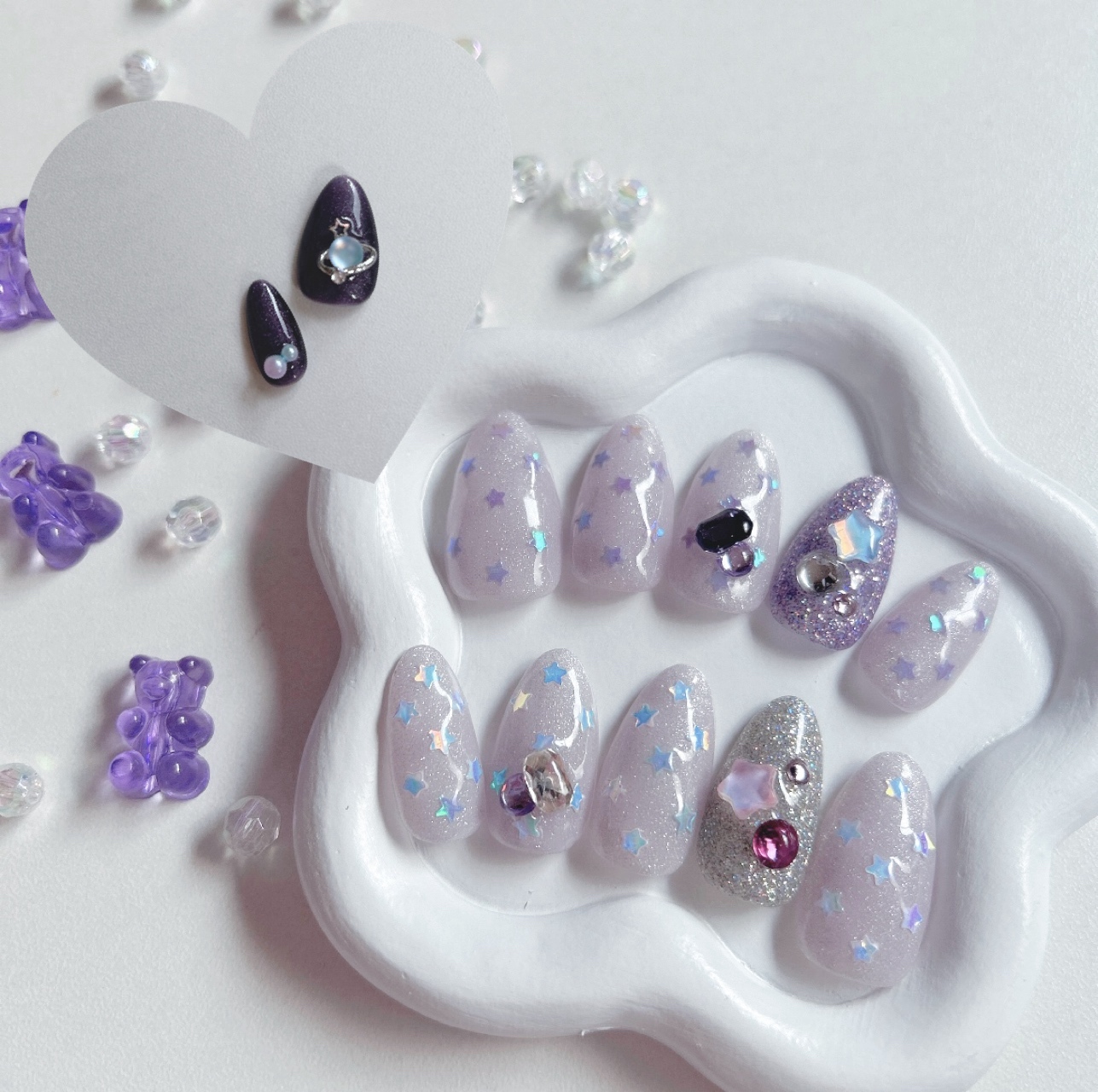 [Shipping Included] Star Nail Tips♡