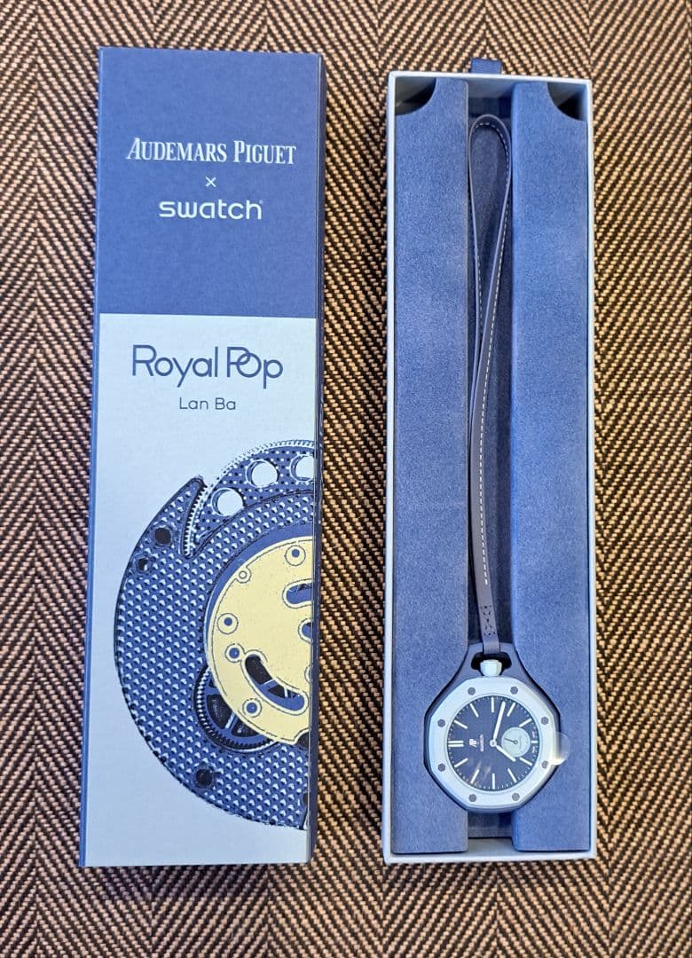 【未使用】Swatch x AP ROYALPOP Blue ロイヤルポップ 青