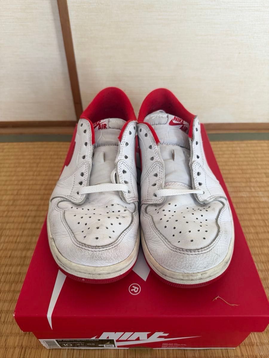 Air Jordan 1 LOW OG “白色/红色” 28厘米 耐克 JORDAN Air OG