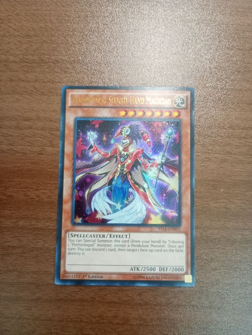Yu-Gi-Oh! EM Slitherhand Magician Ultra Rare English Version