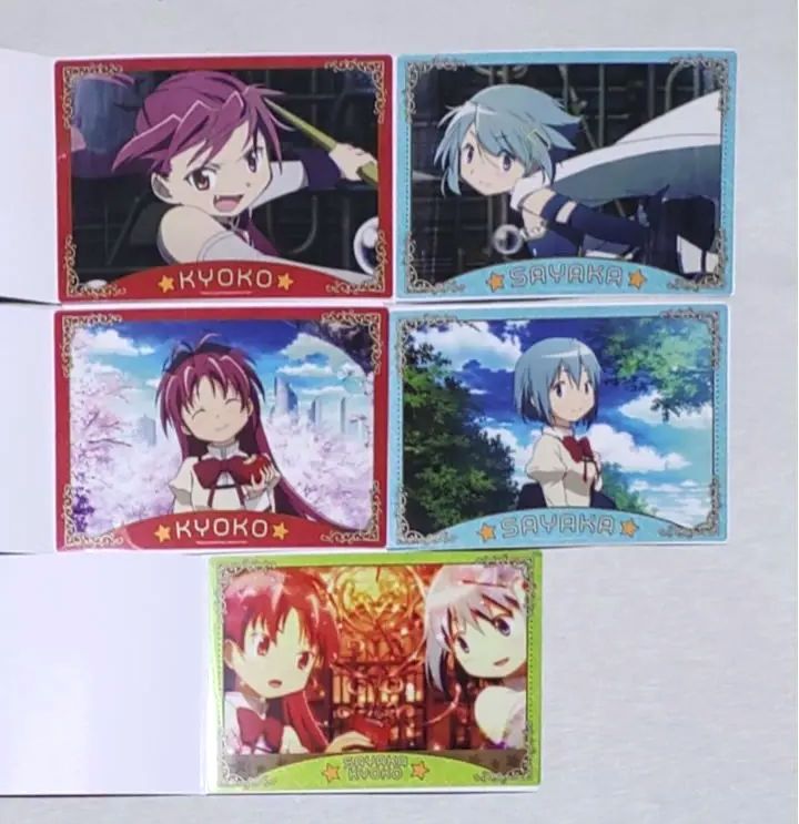 剧场版 魔法少女小圆新篇 叛逆的物语 透明视觉海报 美树沙耶香 佐仓杏子 5种套装