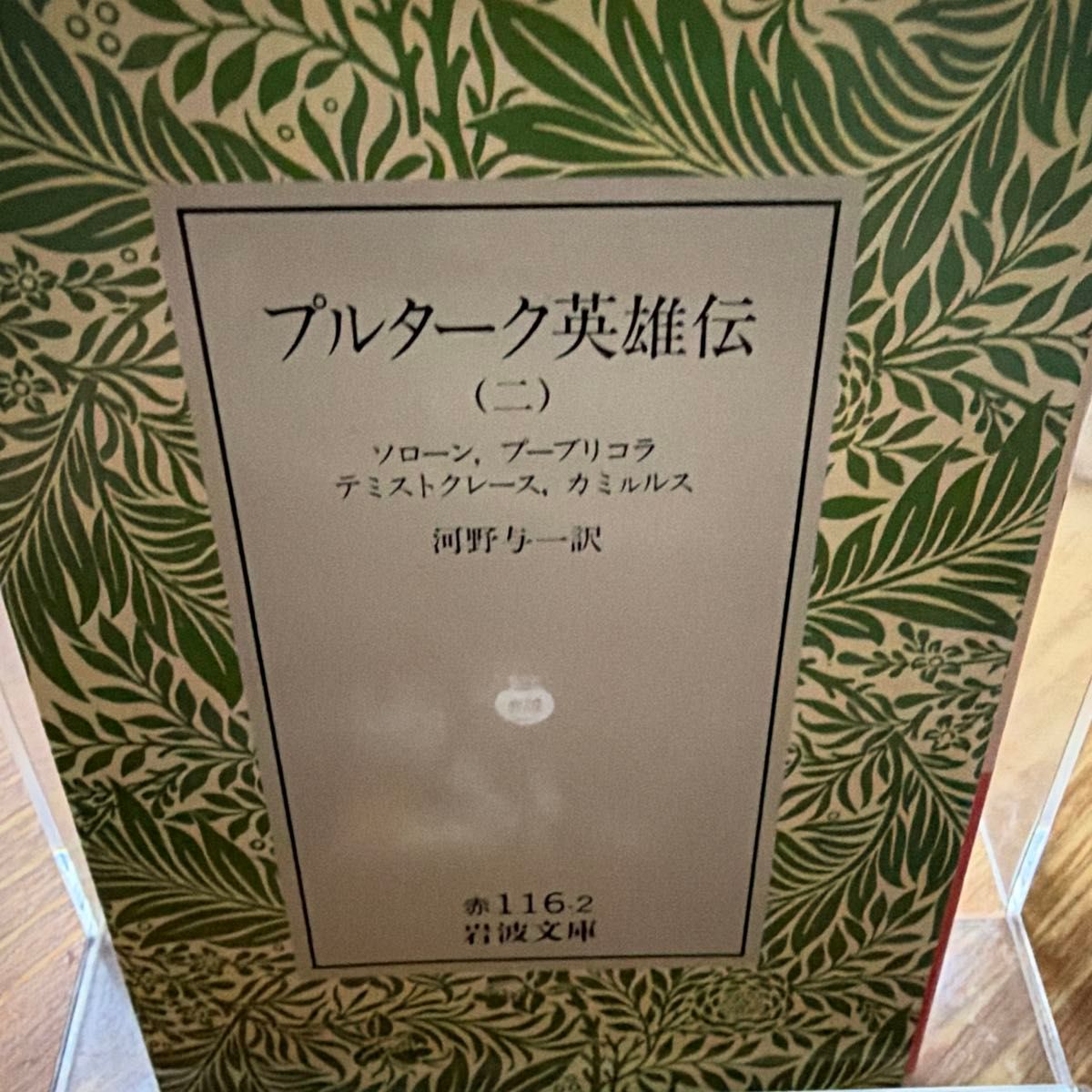 普鲁塔克英雄传（二）岩波文库 河野与一译