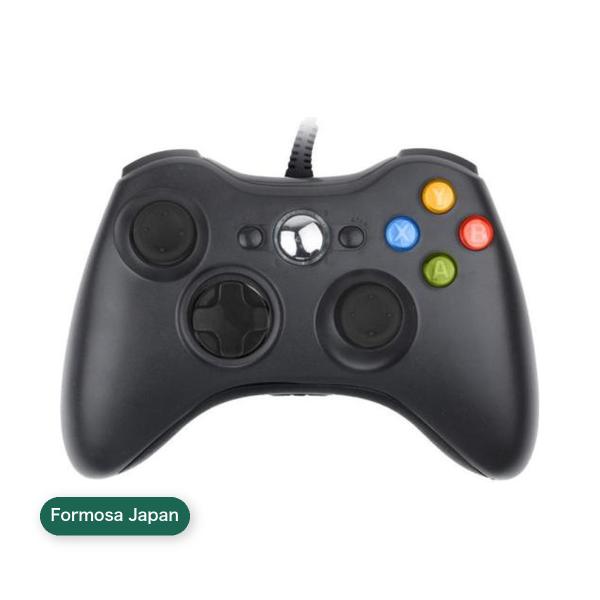 台湾日本Xbox 360 USB有线游戏手柄 有线/Xbox/Windows通用 黑色 Xbox360手柄