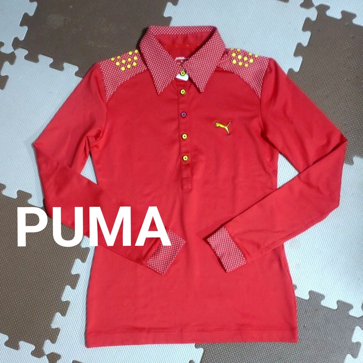 PUMA GOLF长袖弹力衬衫M