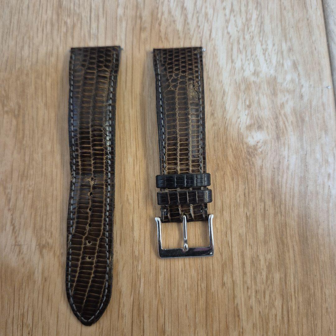 Camille Fournet Leather Watch Strap 21mm
