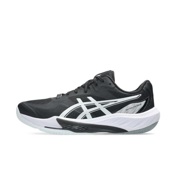 Asics Sky Elite FF4 Volleyball Shoes for Men and Women, Black/Silver (Model: 1053A084)