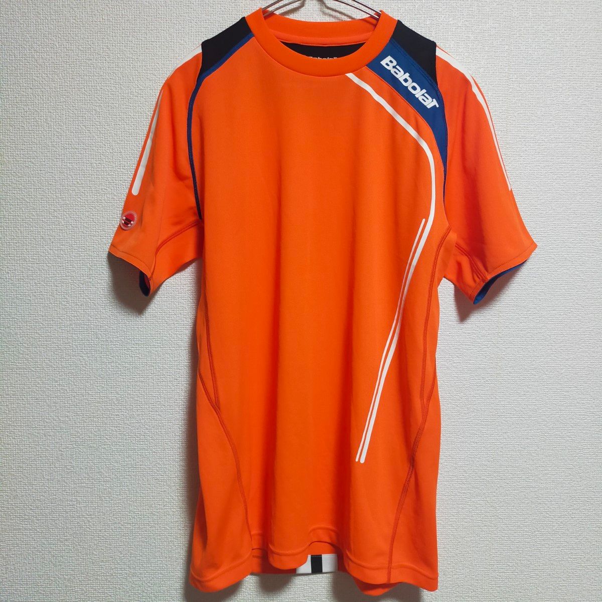 品相极佳 BABOLAT 巴博拉 网球 羽毛球 男士 衬衫 S码 短袖T恤