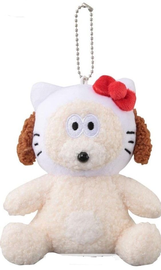Brunch Brother x Sanrio Characters Plush Mascot Puppy x Hello Kitty Collaboration Cute Goods Marks