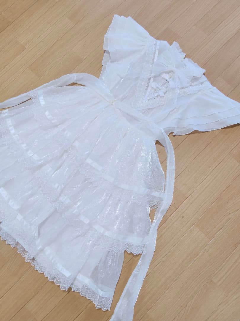 洛丽塔 cosplay服装 连衣裙 白色