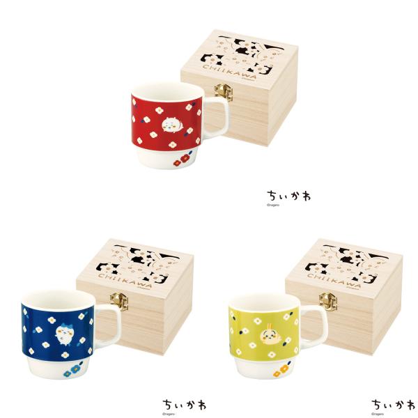 日本制马克杯 <木箱装> 千川蜂蜜兔子