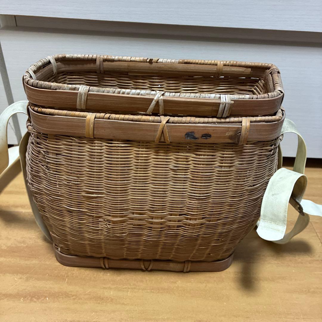 竹制溪流钓鱼用鱼笼