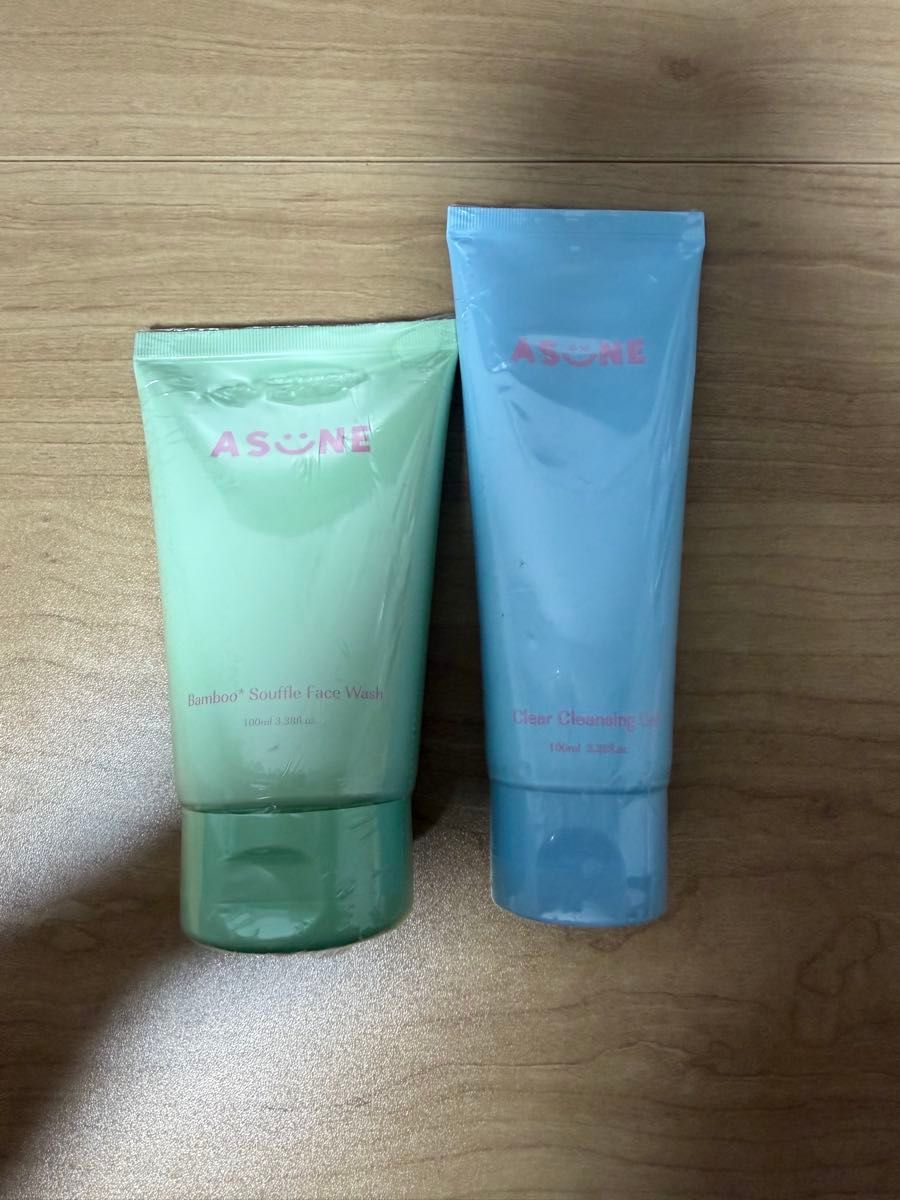 ASUNE ASUNE Bamboo Souffle Face Wash & Clear Cleansing Gel 2套