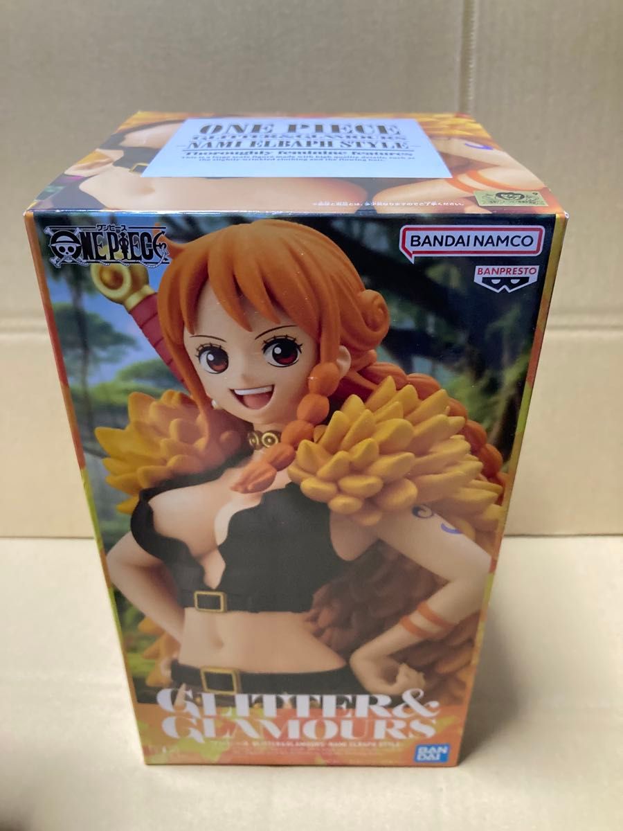 With Box One Piece GLITTER & GLAMOURS Nami Elbaph Style Nami Figure