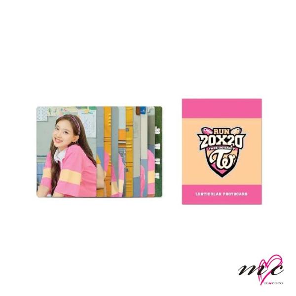 TWICE 公式グッズ LENTICULAR PHOTO CARD レンチキュラーフォトカード / RUN 20X20 SPECIAL MD トゥワイス | K-POP 韓国