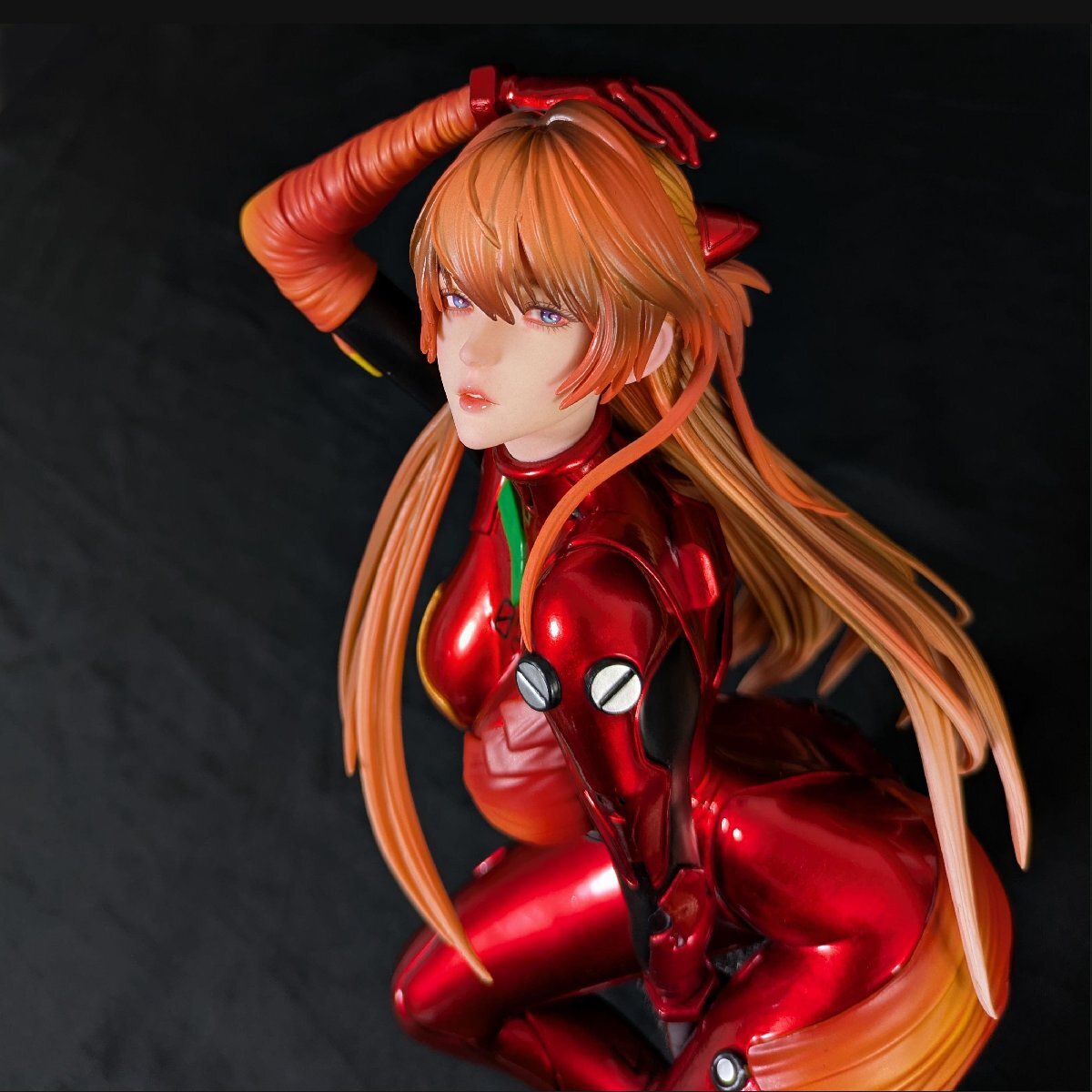 ◆ ハイクオリティ【 惣流・アスカ・ラングレー 】 エヴァ◆ 1/4◆完成品フィギュア◆ 式波◆ ASUKA◆ ヱヴァンゲリヲン◆海外限定◆箱付き