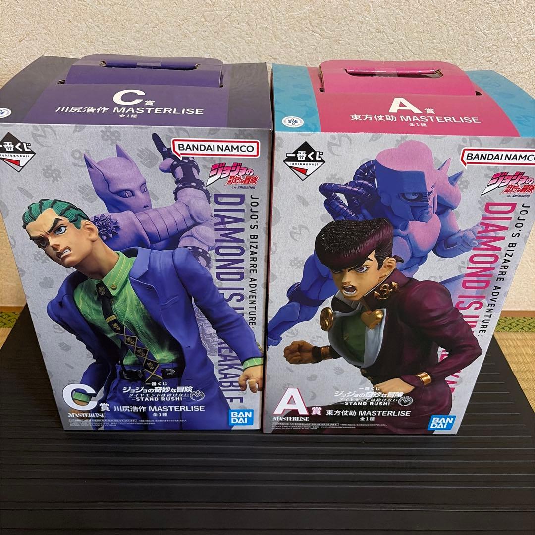 【未開封品】一番くじ ジョジョ A賞 東方仗助 C賞 川尻浩作 フィギュア