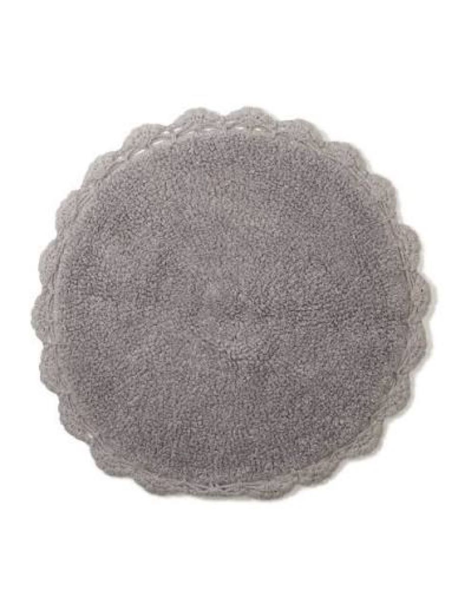 Floor mat Francfranc Prill mat glitter gray with tag