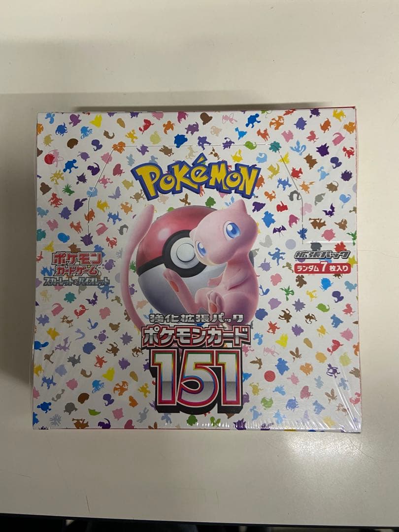 新品 宝可梦卡牌游戏 151 强化扩展包 1盒 带塑封