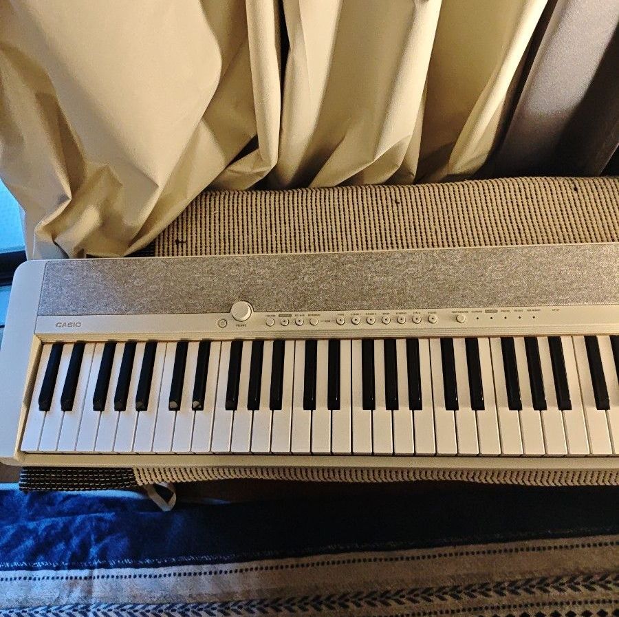 卡西欧 Casiotone CT-S1 白色 电子键盘 61键