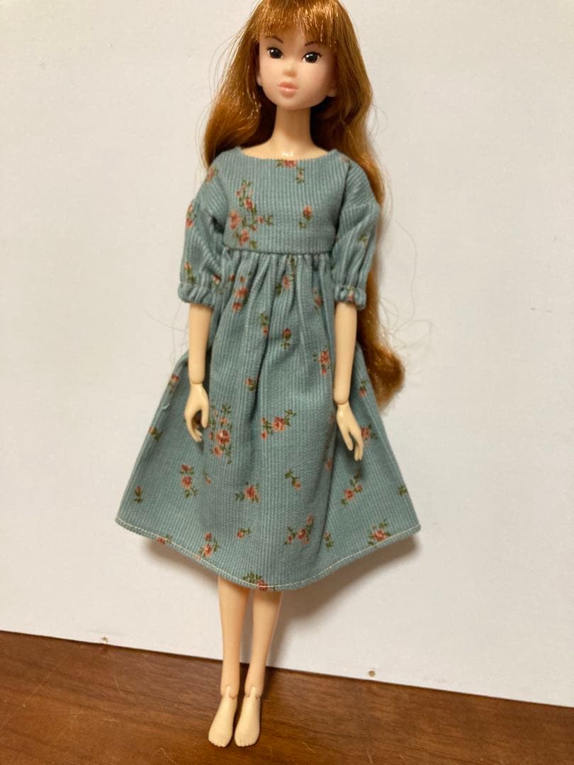 Floral Print Dress Outfit for Dolls momoko Jenny Rika-chan