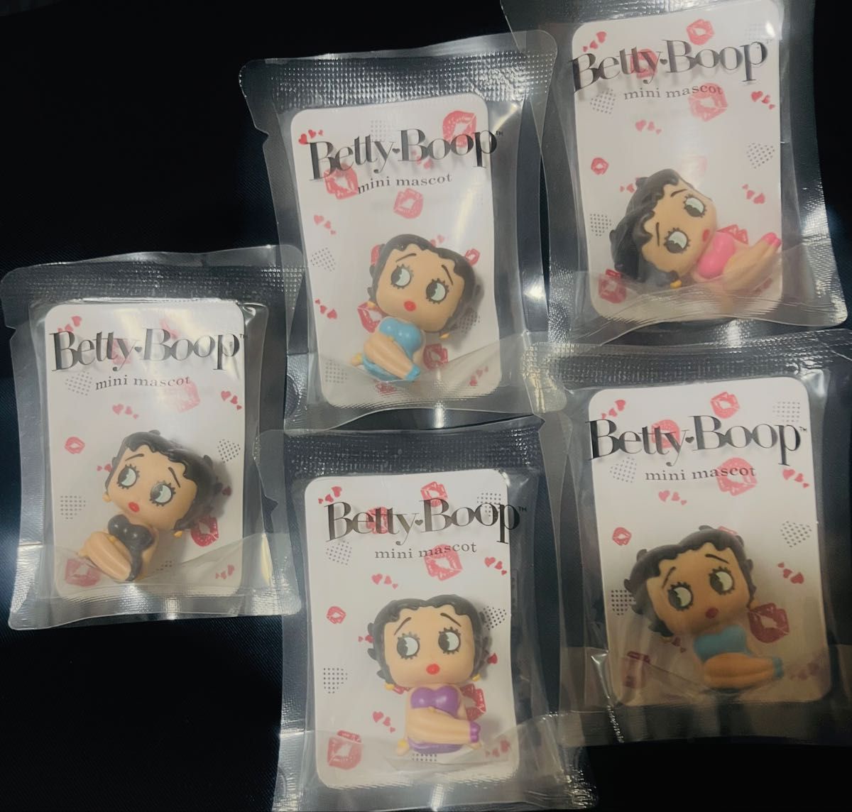 Betty Boop 迷你吉祥物 手办 5件套