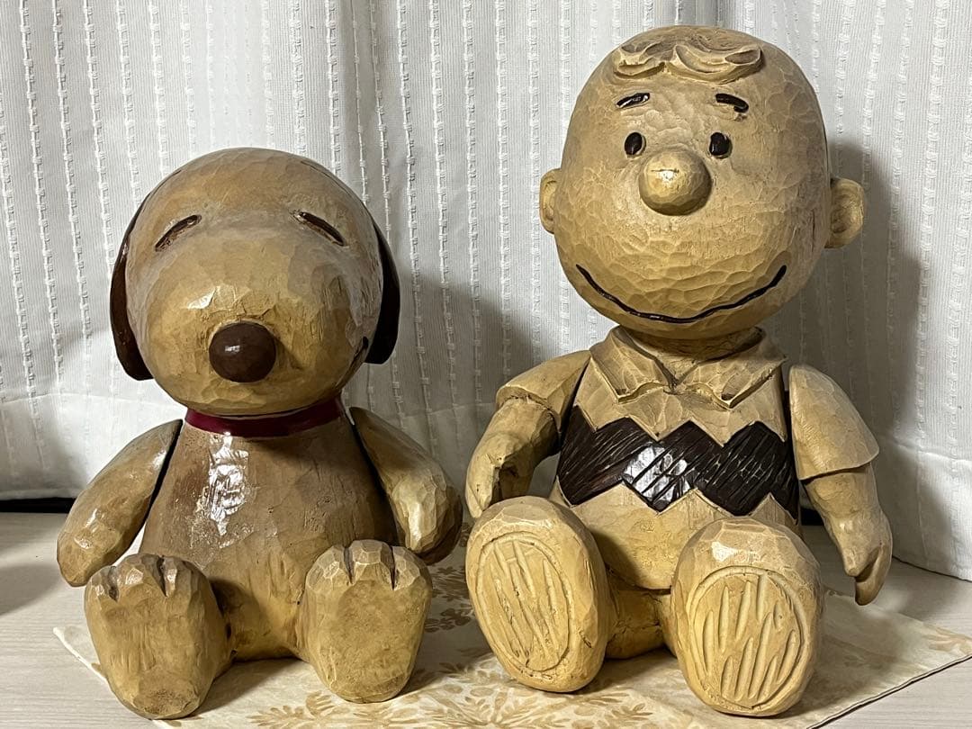 [Vintage] PEANUTS Snoopy & Charlie Brown Figure