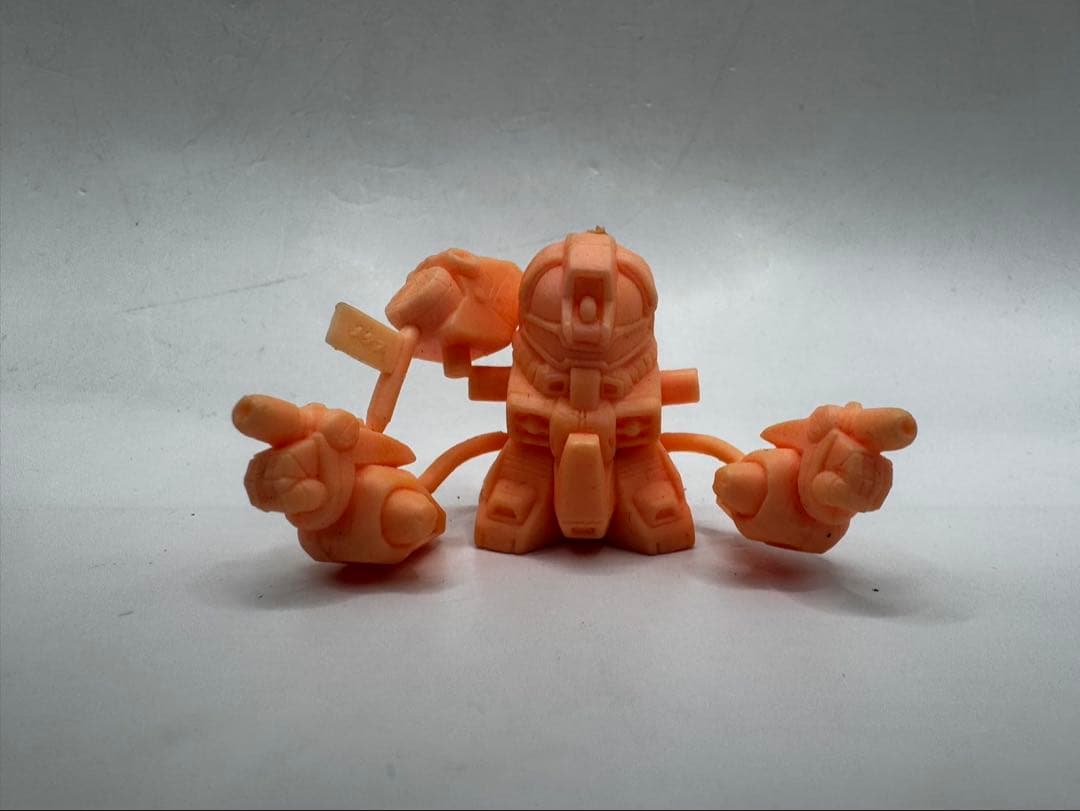 SD Gundam Gun Eraser Gashapon Warrior Uncut Metas Beige