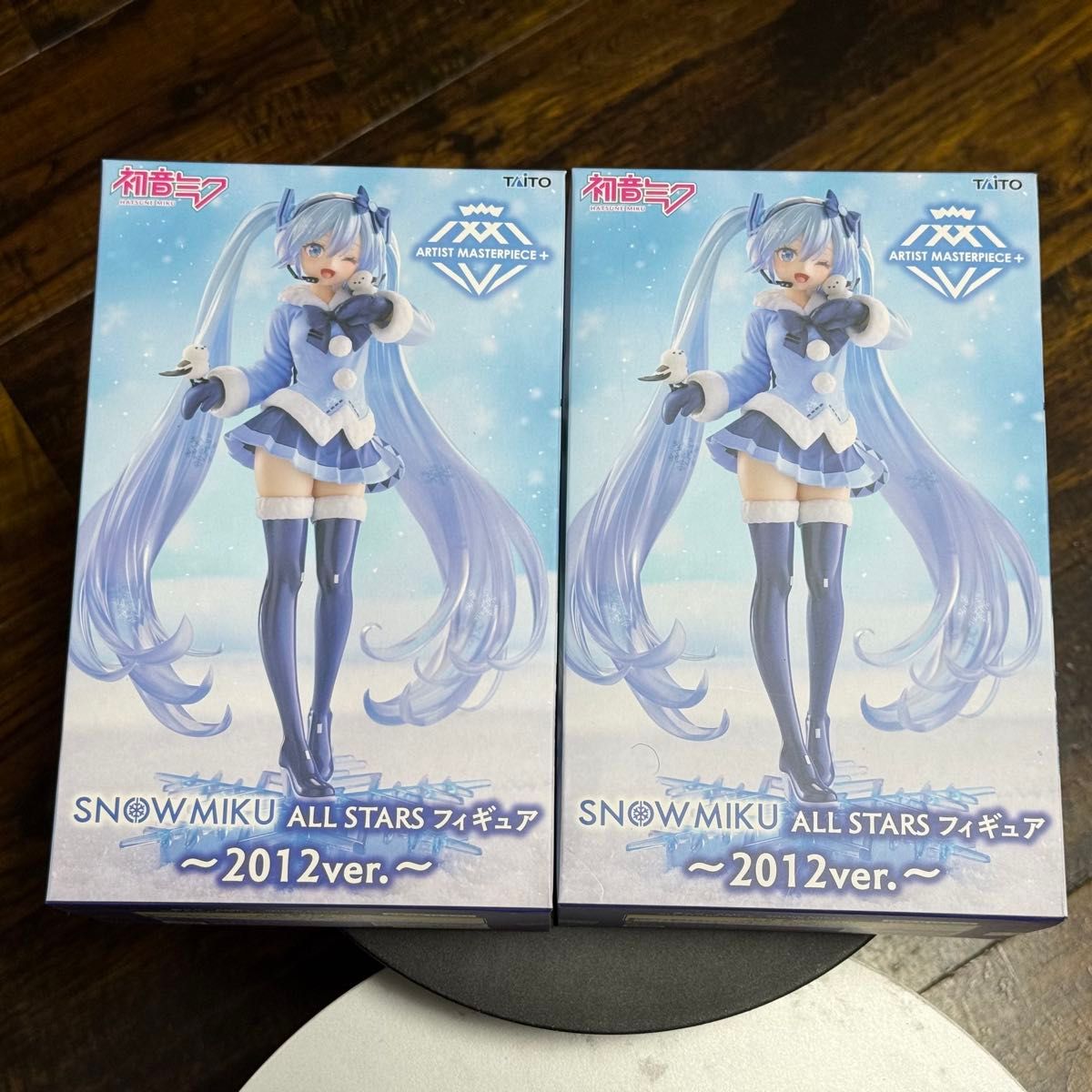 未开封 初音未来 SNOW MIKU 2012ver . 手办 2个套装