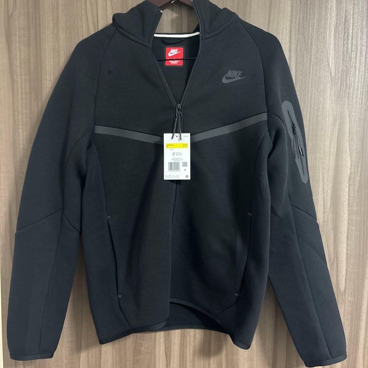 NIKE ナイキ テックフリース フルジップパーカー ブラック 新品タグ付き