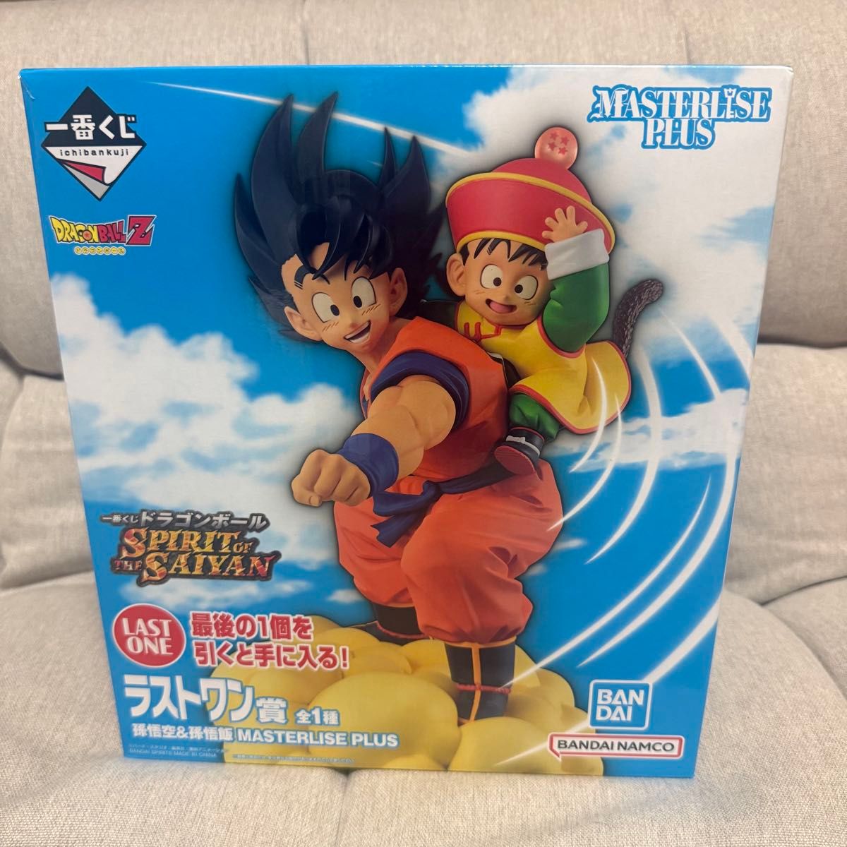 一番赏 龙珠 SPIRIT OF THE SAIYAN 最后奖品 孙悟空&孙悟饭 MASTERLISE PLUS