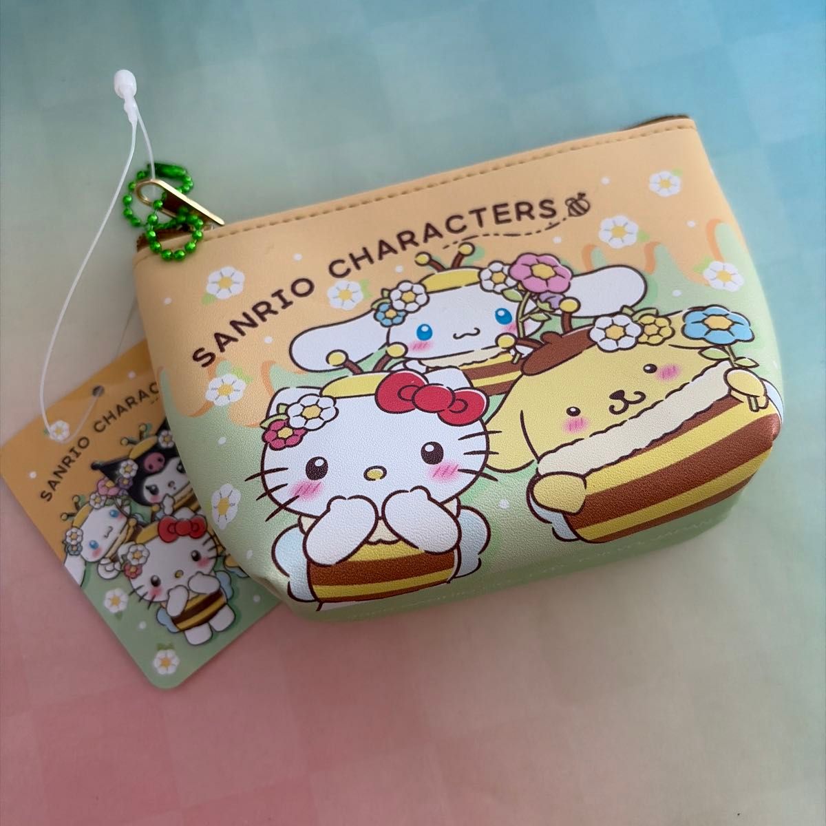 三丽鸥角色 蜜蜂零钱包 Hello Kitty 布丁狗 大耳狗