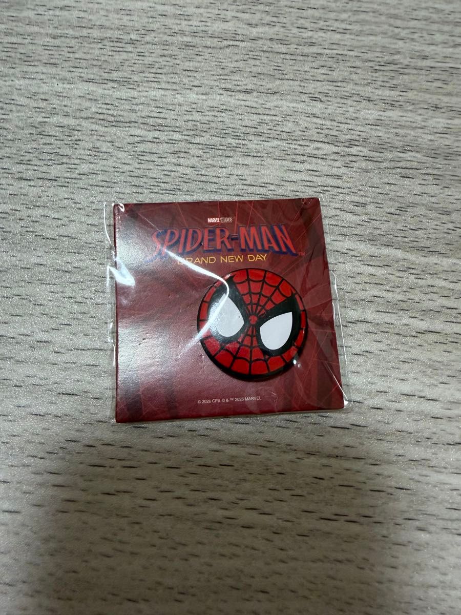 スパイダーマン ブランド・ニュー・デイ 映画入場者特典 ピンバッジ