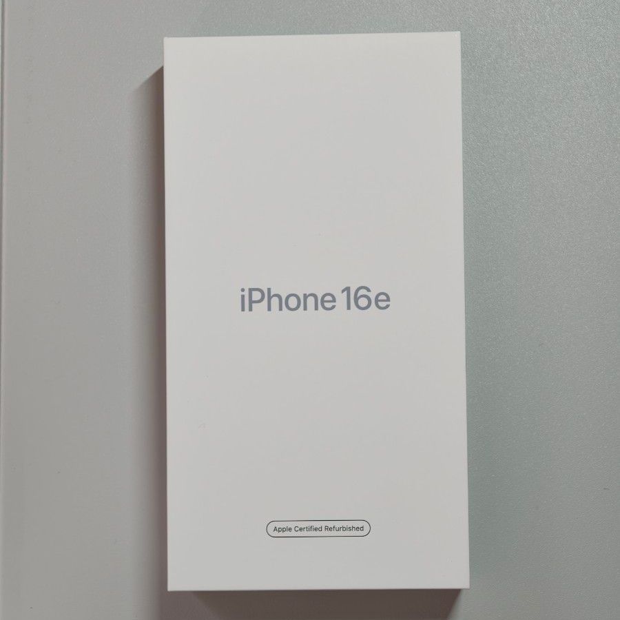 【Apple官方翻新机·全新未拆封】iPhone16e 128GB 黑色