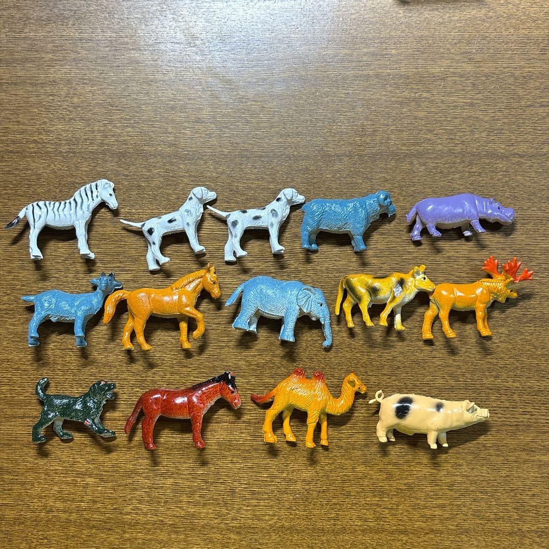 Animal Figurine Mascot Set of 14
