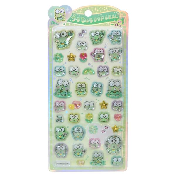 Sanrio Characters Sticker Sheet: Uruchuru Pop Stickers – Keroppi, Sanrio Clax