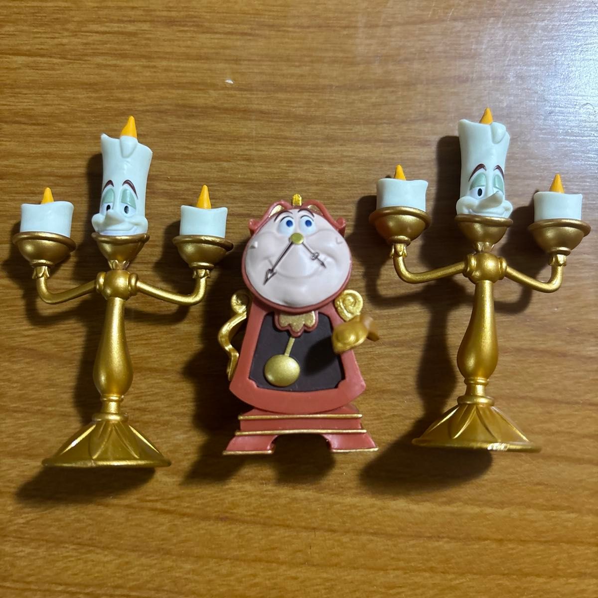 Beauty and the Beast Figure 3-Piece Set Lumiere Cogsworth