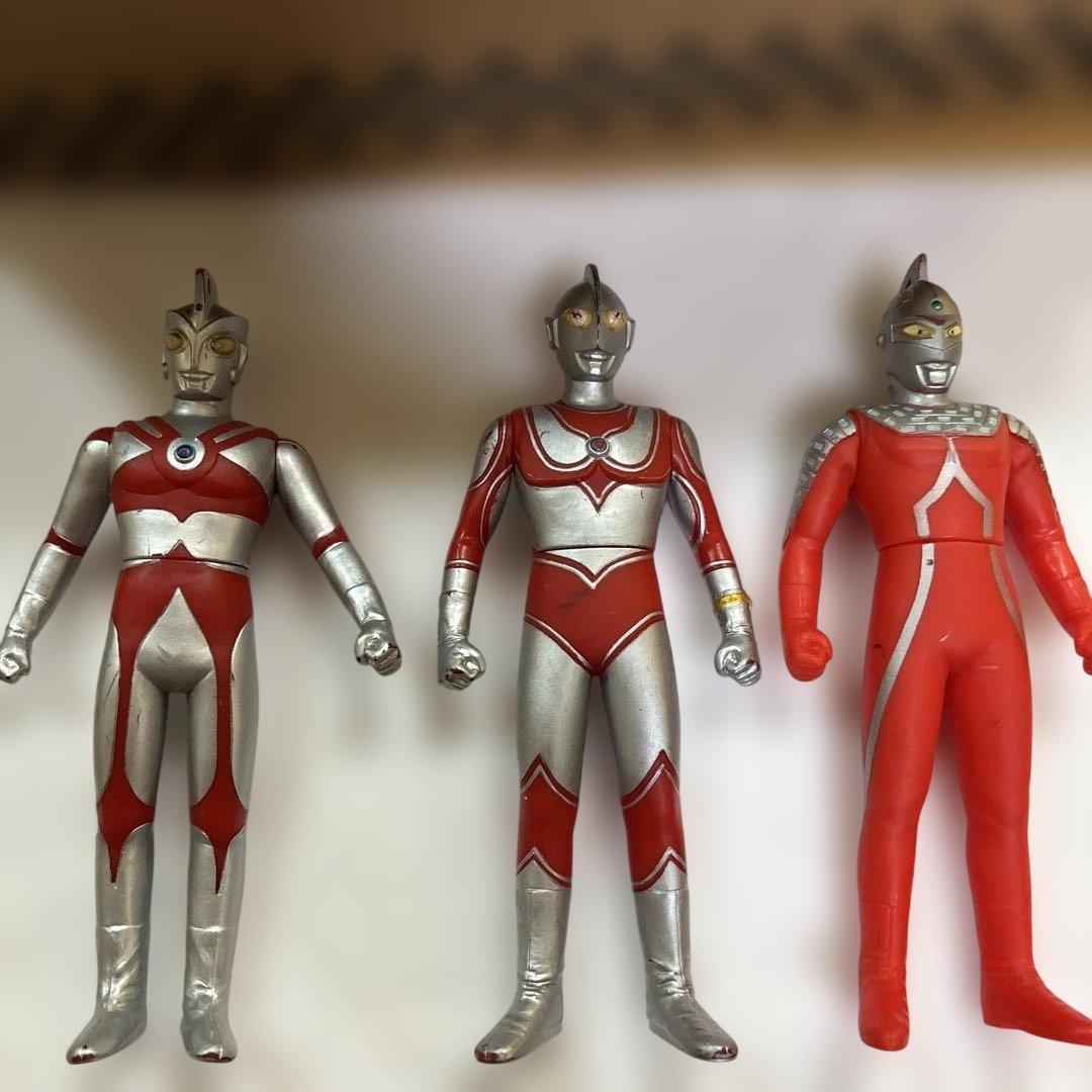 シルバー特価ウルトラセブン ジャック エース3体セット 1480