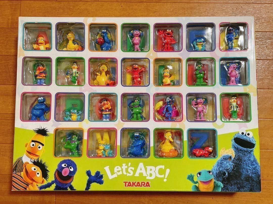 Sesame Street Let's Play ABC Together Figure Takara Retro Discontinued