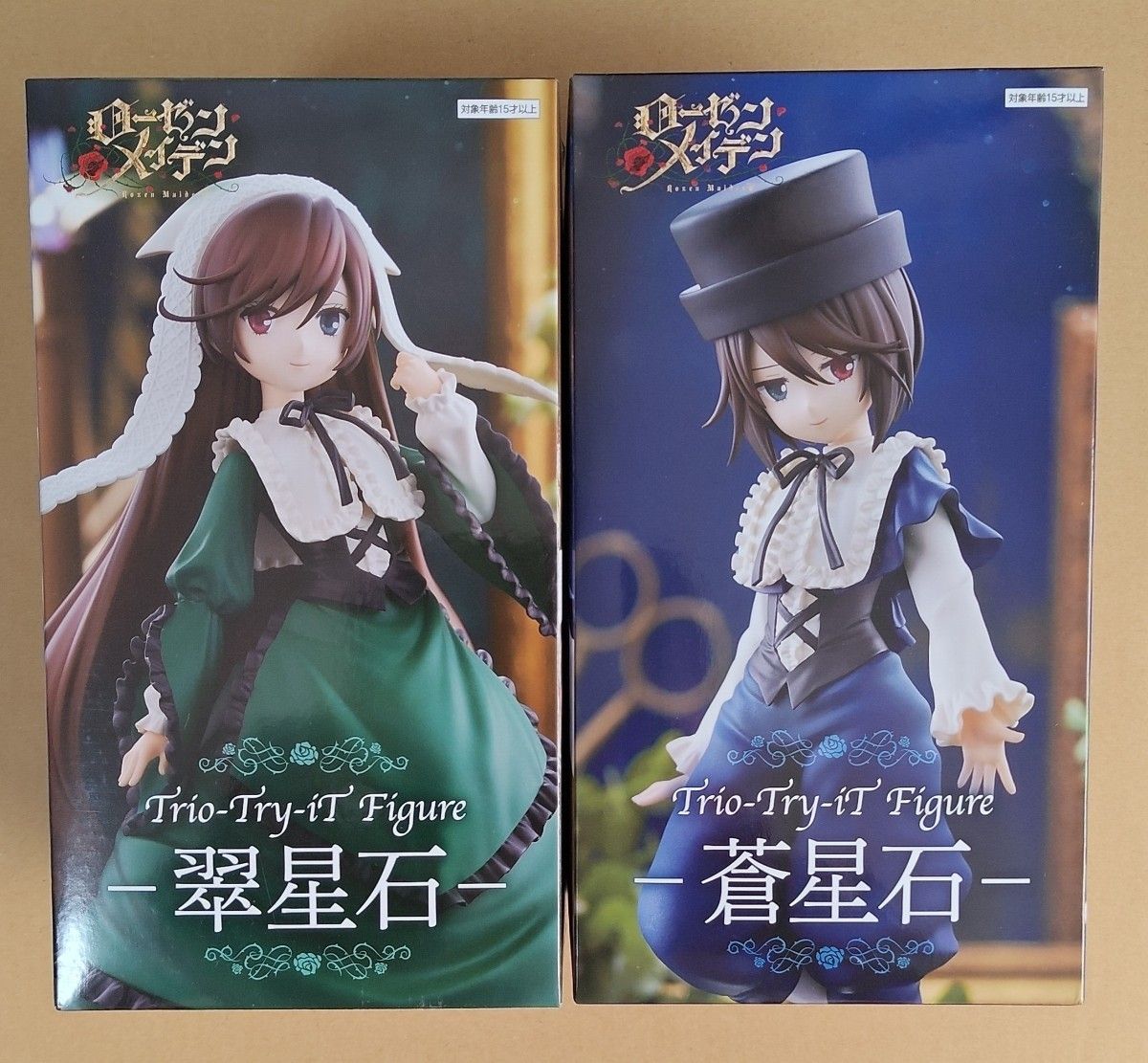 【未开封】蔷薇少女 Trio-Try-iT Figure 翠星石 苍星石 手办 2种套装