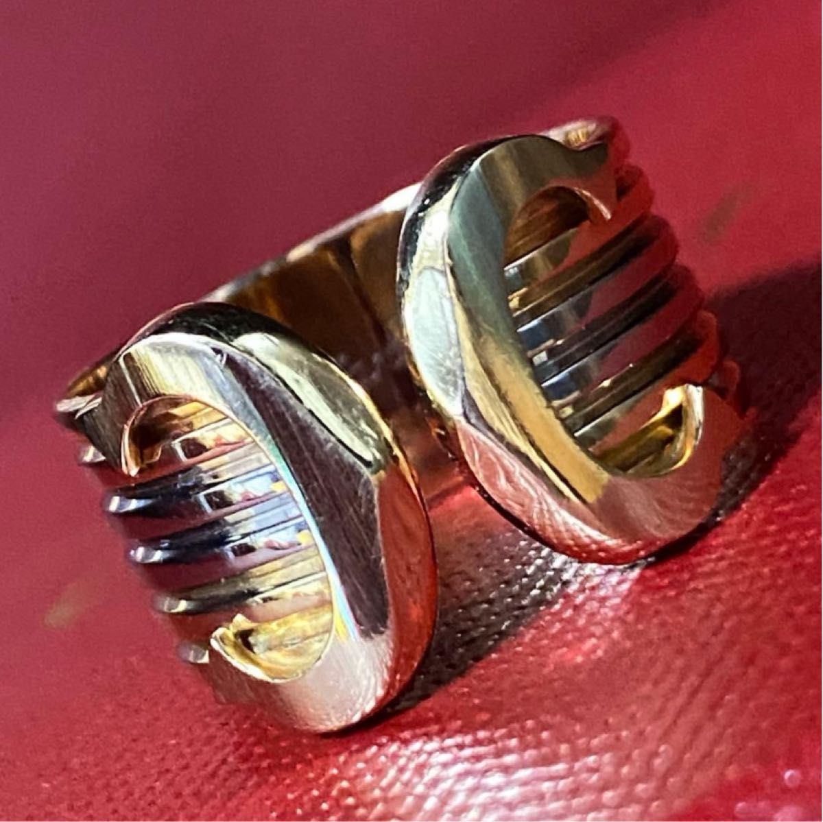 品相极佳!复古风!卡地亚 2C 戒指 57号