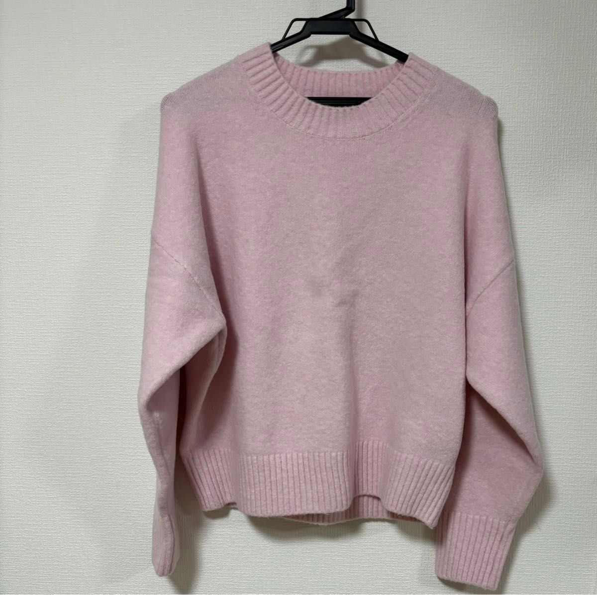 ZARA 长袖针织毛衣 粉色