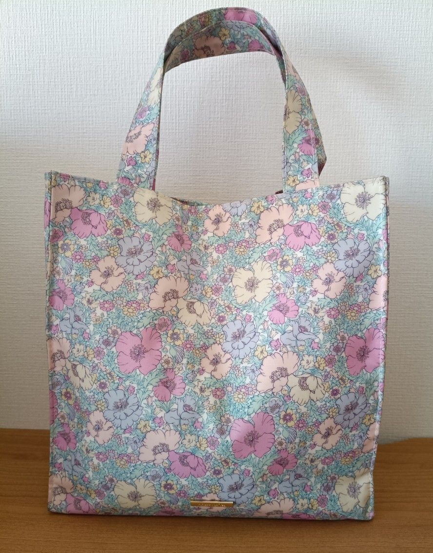 Afternoon Tea Liberty-Print Tote Bag, Light Blue, Floral Pattern, Liberty