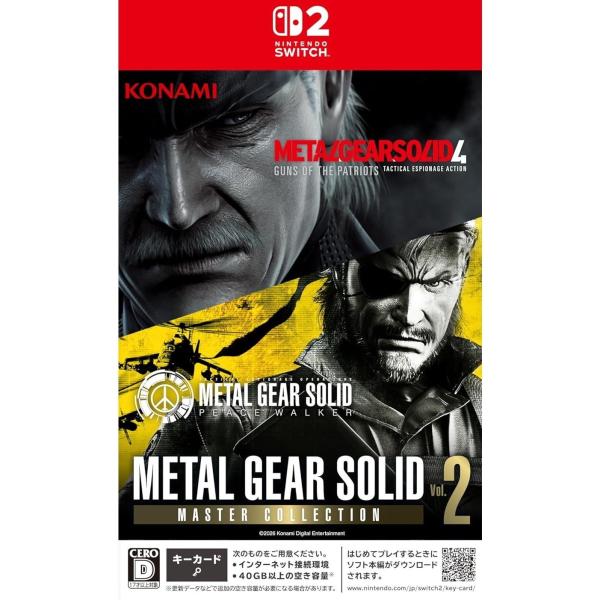 「新品」「代购」{Switch2} 《合金装备：核心合集》第2卷 科乐美数字娱乐（20260827）