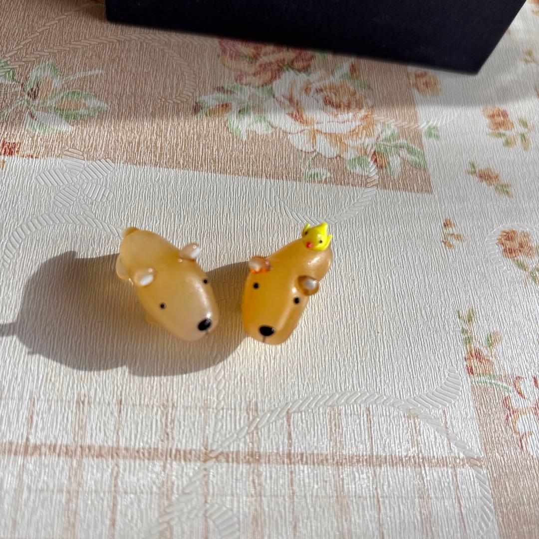 Capybara Glass Miniature Figurine Set of 2