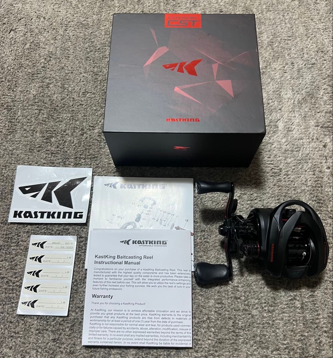 送料無料!早い者勝ち! kastking valiant eagle II 左ハンドル