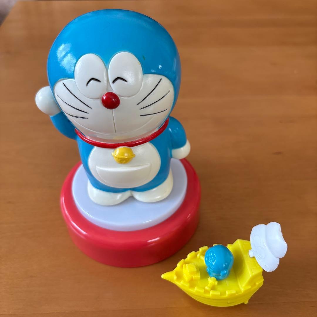 哆啦A梦 人偶 桌面灯 电影特典 迷你哆啦铃丸 复古 稀有