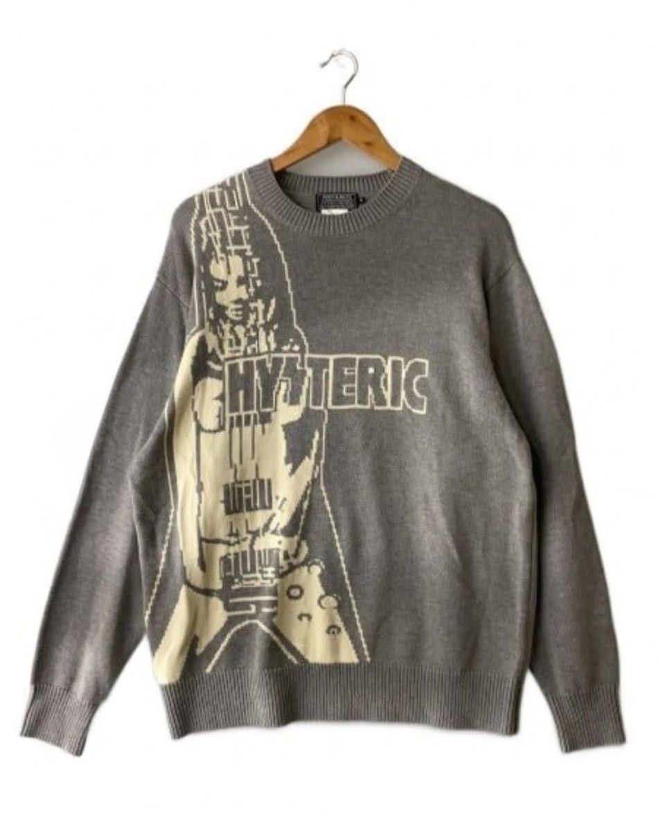 ☆【优质品】 HYSTERIC GLAMOUR 针织衫 灰色 M码 Hysteric Glamour☆