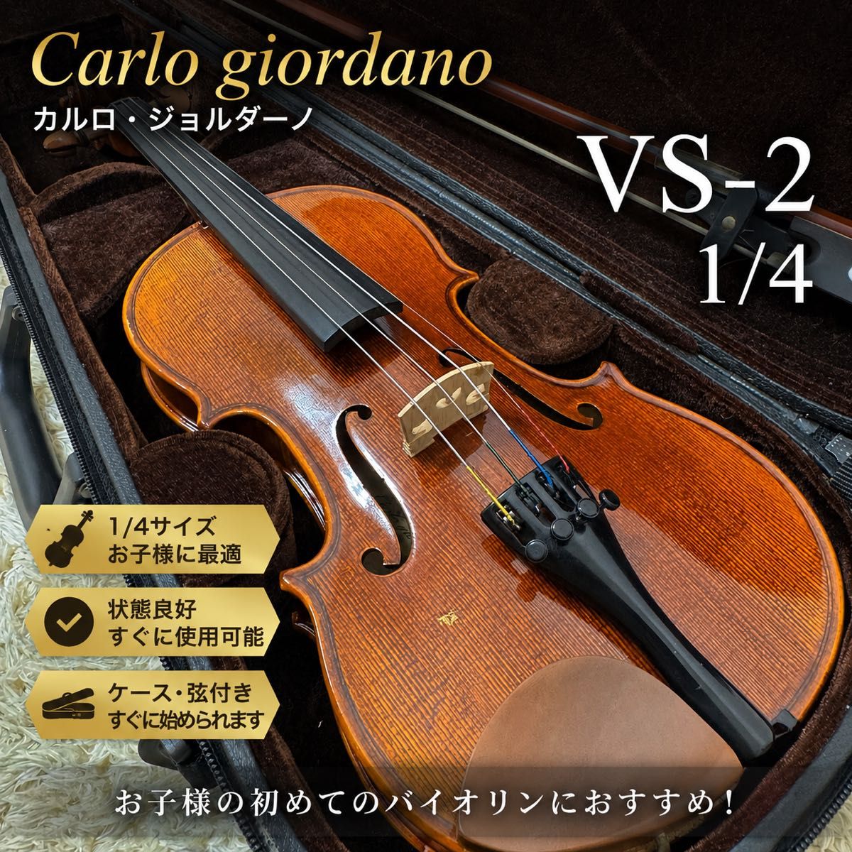 Carlo giordano 卡尔洛·乔尔达诺 VS-2 1/4 带盒装