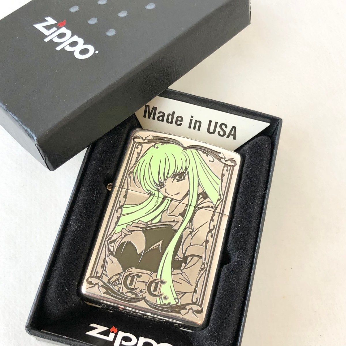 【品相优良】 ZIPPO Code Geass 反叛的鲁路修 C.C . 油打火机