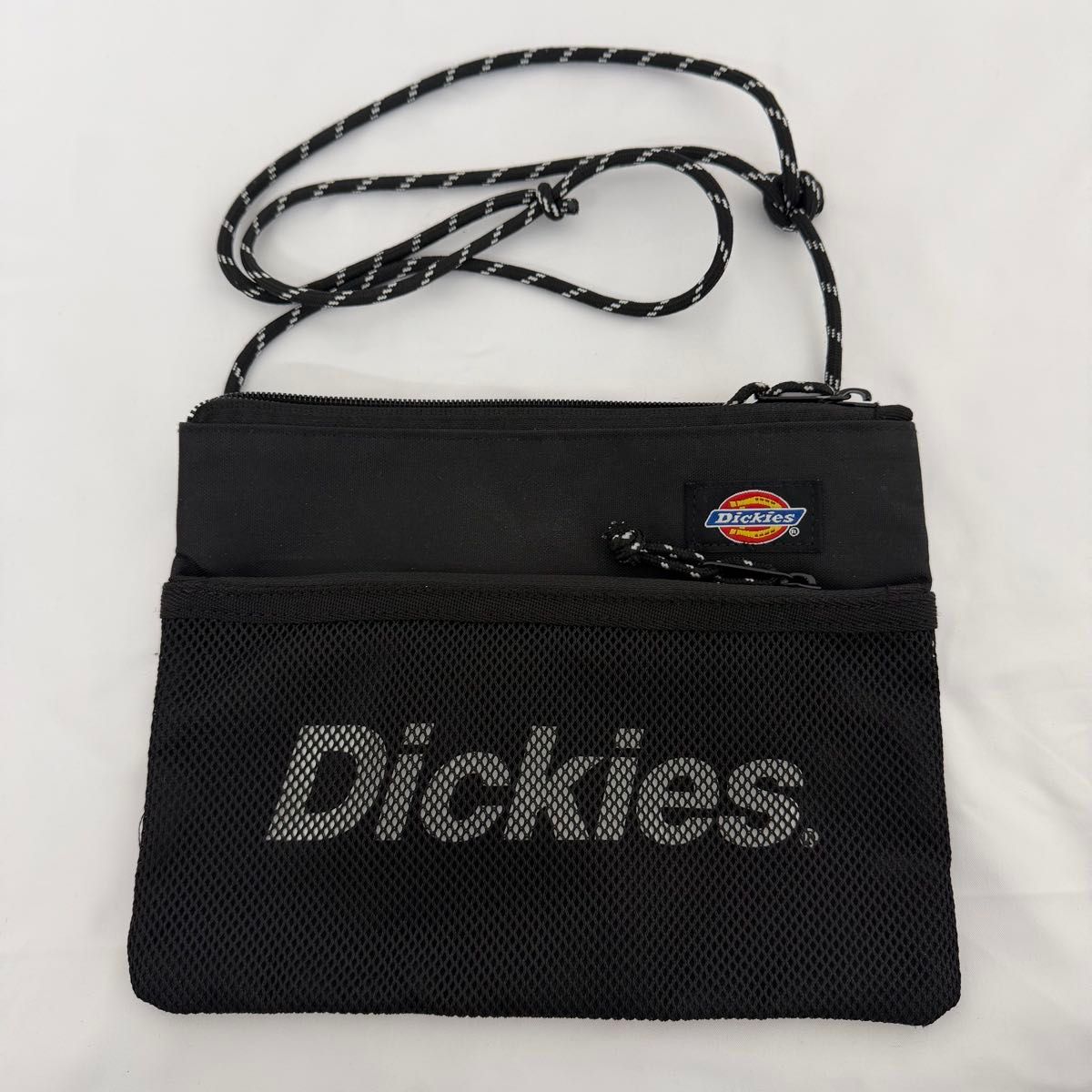 Dickies ディッキーズ サコッシュ ショルダーバッグ ブラック メッシュポケット